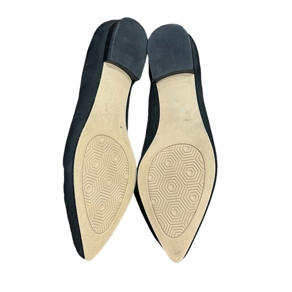 Caslon Black Suede Pointed Toe Flats Size 6 Women’s - Picture 8 of 8